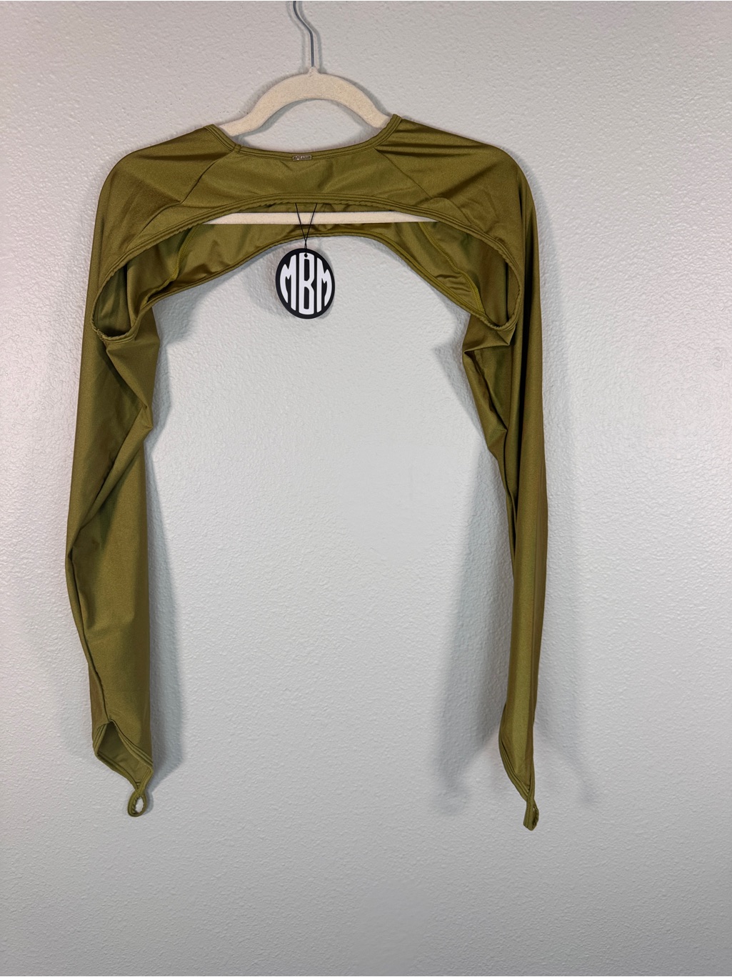 Mbm Chartreuse Swimsuit Shrug Womens Xxl Swim Top Summer Vacation Green — image 3 of 8
